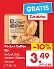 Pocket Coffee Eis im Angebot bei Netto Marken-Discount in Elmshorn Pocket Coffee Eis Angebote bei Netto Marken-Discount Elmshorn für 3,49 €