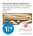 Parmesan-Rucola-Bratwurst im V-Markt Prospekt Parmesan-Rucola-Bratwurst von Stöckle im aktuellen V-Markt Prospekt für 1,19 €