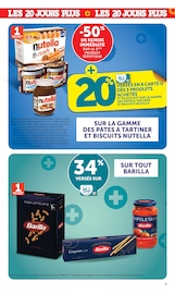 Promos Nutella dans le catalogue "LES 20 JOURS PLUS" de Hyper U Nutella en promo dans le catalogue Hyper U à la page 5