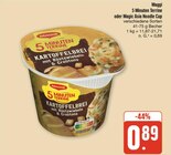 5 Minuten Terrine oder Magic Asia Noodle Cup Angebote von Maggi bei nah und gut Schwabach für 0,89 €