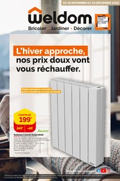 Catalogue Weldom à Taverny, avec 8 pages Prospectus Weldom à Taverny, "L’hiver approche, nos prix doux vont vous réchauffer.", 8 pages, 16/11/2022 - 03/12/2022