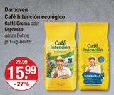 Café Intención ecológico Caffé Crema im Angebot bei V-Markt in Regensburg Café Intención ecológico Caffé Crema Angebote von Darboven bei V-Markt Regensburg für 15,99 €