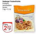 Trockenfrüchte Angebote von Seeberger bei GLOBUS Rostock für 2,22 €