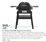 Aktuelles Q1200N Gasgrill mit Stand Angebot bei Pflanzen Kölle in Hamburg ab 349,00 €