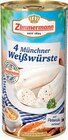 Weißwürste im Angebot bei Markant Nordwest in Wilhelmshaven Weißwürste Angebote von Zimmermann bei Markant Nordwest Wilhelmshaven für 3,79 €