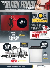 Black Friday Angebote im Prospekt "Profitez du Black Friday en attendant Noël" von Proxi Confort Black Friday Angebote im Prospekt "Profitez du Black Friday en attendant Noël" von Proxi Confort auf Seite 1