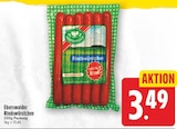 Rindswürstchen von Eberswalder für 3,49 € bei E center im Angebot Rindswürstchen von Eberswalder im aktuellen E center Prospekt