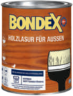 Holzlasur 750 ml im Angebot bei toom Baumarkt in Weimar Holzlasur 750 ml Angebote von Bondex bei toom Baumarkt Weimar für 11,99 €