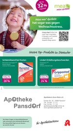 mea - meine apotheke Apotheken Prospekt der aktuellen Woche mit 4 Seiten, gültig von 01.12.2025 bis 31.12.2025, in Ahrensbök und Umgebung Aktueller mea - meine apotheke Apotheken Prospekt in Ahrensbök und Umgebung, "Unsere Dezember-Angebote" mit 4 Seiten, 01.12.2025 - 31.12.2025