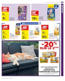 Prix et réduction Croquettes Chien dans le prospectus Carrefour Market en cours Offre Croquettes Chien dans le catalogue Carrefour Market du moment à la page 35