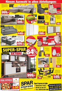 Couch im aktuellen Spar-Express Prospekt (Hildesheim) Couch im Spar-Express Prospekt "SUPER-SPAR-AKTION!" mit 2 Seiten (Hildesheim)