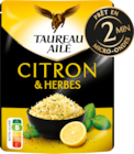 RIZ CITRON ET HERBES SACHET EXPRESS TAUREAU AILÉ - TAUREAU AILE en promo chez Auchan Hypermarché RIZ CITRON ET HERBES SACHET EXPRESS TAUREAU AILÉ - TAUREAU AILE dans le catalogue Auchan Hypermarché