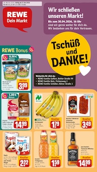 REWE Prospekt Dein Markt mit 30 Seiten