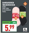 DAMEN/HERREN SNEAKERSOCKEN Angebote von nur die bei Marktkauf Herne für 5,99 €