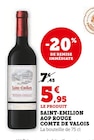 Saint-Emilion AOP Rouge - Comte de Valois - Super U à Château-d'Olonne Saint-Emilion AOP Rouge - Comte de Valois en promo chez Super U Château-d'Olonne à 5,95 €