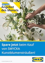 Aktueller IKEA Prospekt mit Pavillon, "Spare jetzt beim Kauf von SMYCKA Kunstblumensträußen!", Seite 1