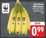 WWF Bananen Angebote von Gut & Günstig bei EDEKA Würzburg für 0,99 €