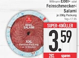 Edel- oder Feinschmecker-Salami im EDEKA Prospekt Edel- oder Feinschmecker-Salami von Wiltmann im aktuellen EDEKA Prospekt für 3,59 €