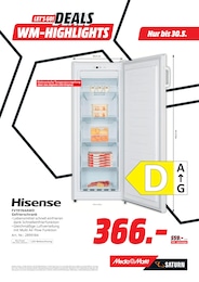 Gefrierschrank im MediaMarkt Saturn Prospekt "LET’S GO! DEALS" auf Seite 4