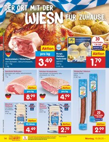 Bratwurst im Netto Marken-Discount Prospekt "Aktuelle Angebote" mit 56 Seiten (Hannover)