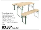 Festzeltgarnitur von Metro Professional im aktuellen METRO Prospekt für 99,95 €