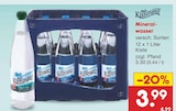 Aktuelles Mineralwasser Angebot bei Netto Marken-Discount in Frankfurt (Main) ab 3,99 €