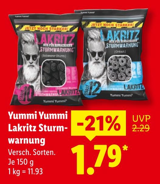 Lakritz Sturmwarnung (Orkan)