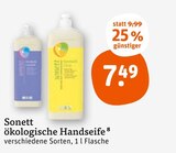ökologische Handseife Angebote von Sonett bei tegut Waiblingen für 7,49 €