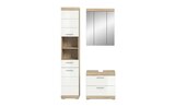 Badmöbel-Set SCHLOONSEE 3 teilig bestehend aus: Hochschrank Waschbeckenunterschrank Spiegelschrank Hochschrank Waschbeckenunterschrank Spiegelschrank Schloonsee von  im aktuellen Höffner Prospekt für 387,00 €
