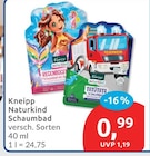 Naturkind Schaumbad von Kneipp für 0,99 € bei budni im Angebot Naturkind Schaumbad von Kneipp im aktuellen budni Prospekt