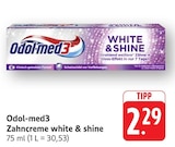 Zahncreme white & shine bei E center im Prospekt "" für 2,29 €