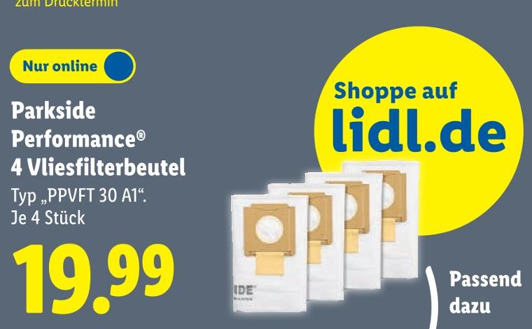 Performance 4 Vliesfilterbeutel