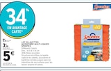 Lot 10 lavettes microfibre multi-usages - Spontex en promo chez Intermarché Lot 10 lavettes microfibre multi-usages - Spontex dans le catalogue Intermarché