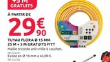 Tuyau Flora Ø 15 mm 25 m + 5 m gratuits à Mr.Bricolage dans Volesvres Tuyau Flora Ø 15 mm 25 m + 5 m gratuits à Mr.Bricolage dans Volesvres