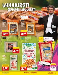 Wurst im Netto Marken-Discount Prospekt "Aktuelle Angebote" mit 70 Seiten (Duisburg)