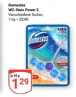 WC-Stein Power 5 Angebote von Domestos bei GLOBUS Saarlouis für 1,29 €