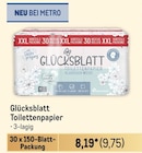 Toilettenpapier Angebote von Glücksblatt bei Metro Salzgitter für 9,75 €