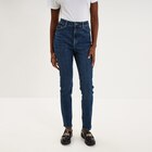 Jean skinny taille haute bleu foncé femme - La Halle Jean skinny taille haute bleu foncé femme à 29,99 € dans le catalogue La Halle