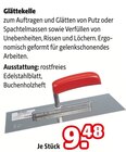 Hotze Baustoffe - Glättekelle Angebot im Prospekt Glättekelle bei Hotze Baustoffe im Prospekt "" für 9,49 €