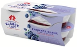 Fromage blanc Bibeleskaes sucré sur lit de myrtilles - Alsace Lait dans le catalogue Intermarché Hyper