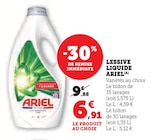 Lessive liquide - Ariel dans le catalogue Super U