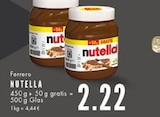Nutella im Angebot bei EDEKA in Bochum Nutella Angebote von Ferrero bei EDEKA Bochum für 2,22 €