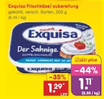 Frischkaese im Netto Marken-Discount Prospekt Frischkäse/-zubereitung von Exquisa im aktuellen Netto Marken-Discount Prospekt für 1,11 €