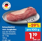 Aktuelles Schaufelstück vom Jungbullen Angebot bei Netto Marken-Discount in Hamburg ab 1,19 €