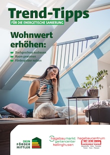 Aktueller Dethlefsen Baustoffe Prospekt (Kölln-Reisiek, 20 Seiten zum blättern Dethlefsen Baustoffe Prospekt Trend-Tipps für die energetische Sanierung mit 20 Seiten