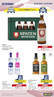 Jack Daniels im aktuellen Metro Prospekt (Darmstadt) Jack Daniels im Metro Prospekt "Wochenangebote" mit 23 Seiten (Darmstadt)