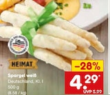 Aktuelles Spargel weiß Angebot bei Netto Marken-Discount in Heidelberg ab 4,29 €