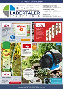 Labertaler Fachmarkt Prospekt Ihr starker Baumarkt vor Ort! mit 8 Seiten