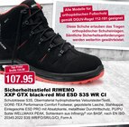 i&M BauCentrum Weißenfels - Sicherheitsstiefel RIWEMO XXP GTX black-red Mid ESD S3S WR CI Angebot im Prospekt Sicherheitsstiefel RIWEMO XXP GTX black-red Mid ESD S3S WR CI bei i&M BauCentrum im Weißenfels Prospekt für 154,90 €