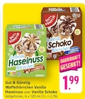 Waffelhörnchen Vanille Haselnuss Angebote von Gut & Günstig bei E center Stuttgart für 1,99 €